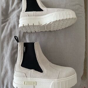 PUMA Mayze Suede Chelsea Boots